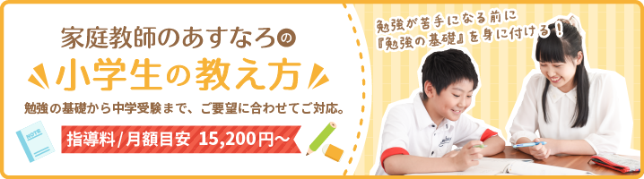 勉強の基礎から中学受験対策までご要望に合わせてご対応