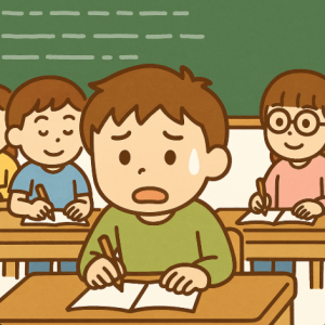 授業についていけないLDの男の子
