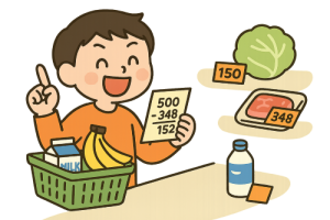 体験を通じて学ぶ力を育てている男の子