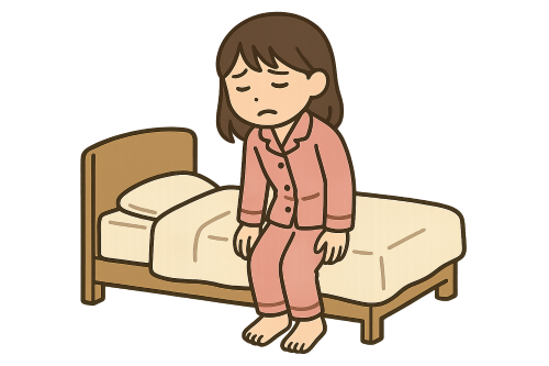 起立性調節障害で立ち上がるとしんどい女の子