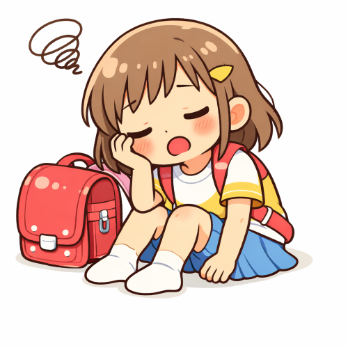 帰宅すると疲れてへとへとになってしまう発達障害の女の子