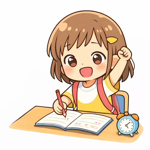 勉強のやり方を工夫して疲れずに取り組めるようになった発達障害の女の子