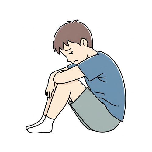 無気力型不登校の男の子