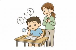 勉強が苦手でやる気が出ない男の子