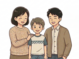 不登校や転校を乗り越え笑顔の家族