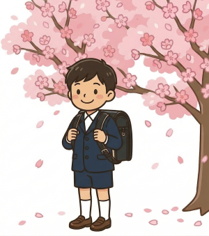 新小学1年生の男の子